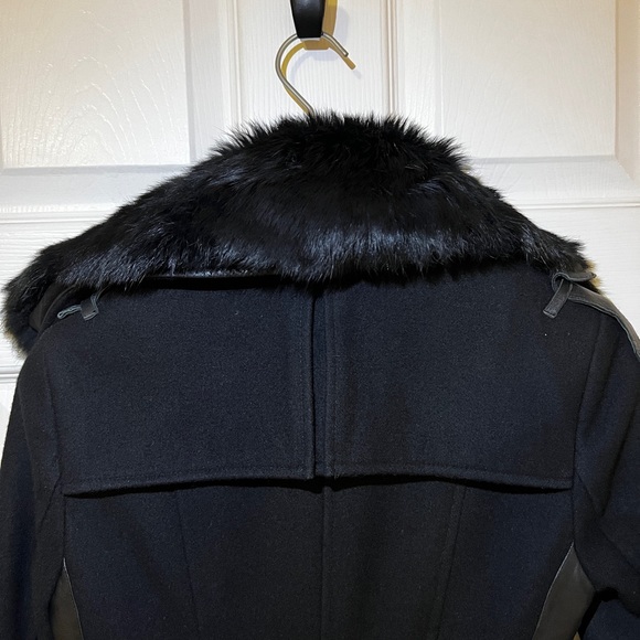RUDSAK Wool Coat with Detachable Fur Trim - Picture 5 of 16